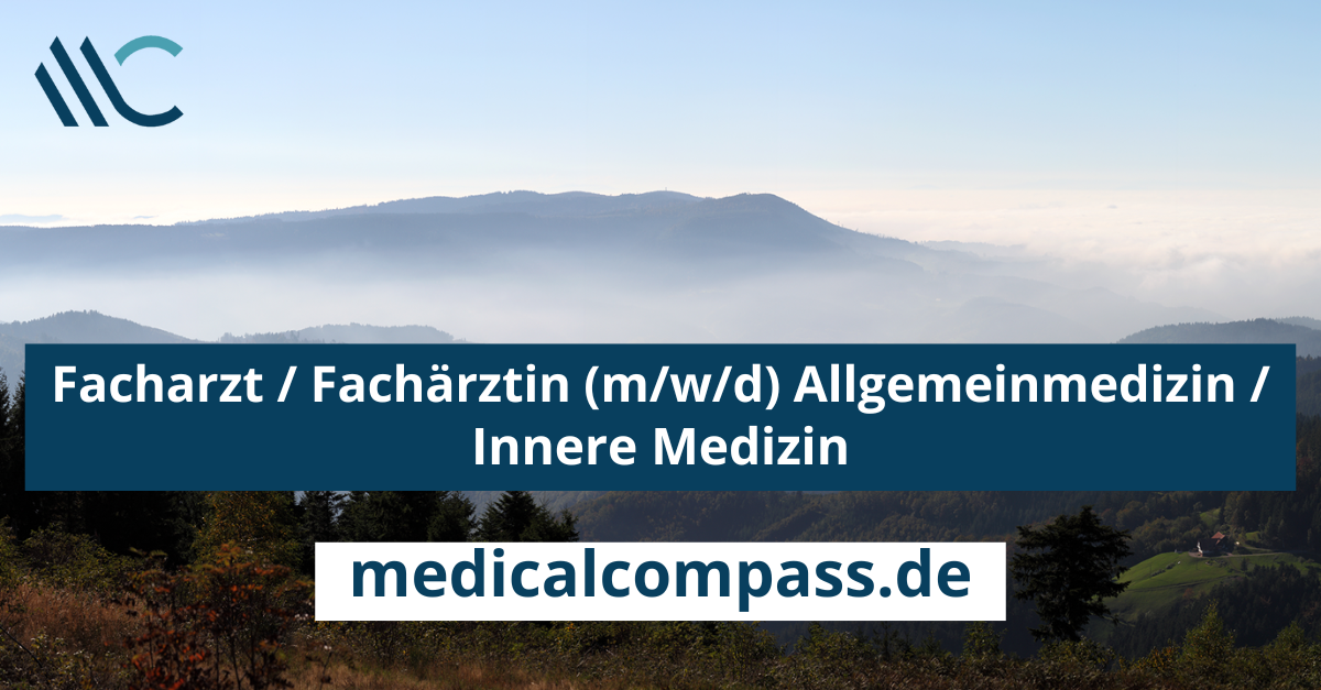 rgV Kizingtal Facharzt / Fachärztin (m/w/d) Allgemeinmedizin / Inneren Medizin medicalcompass.de